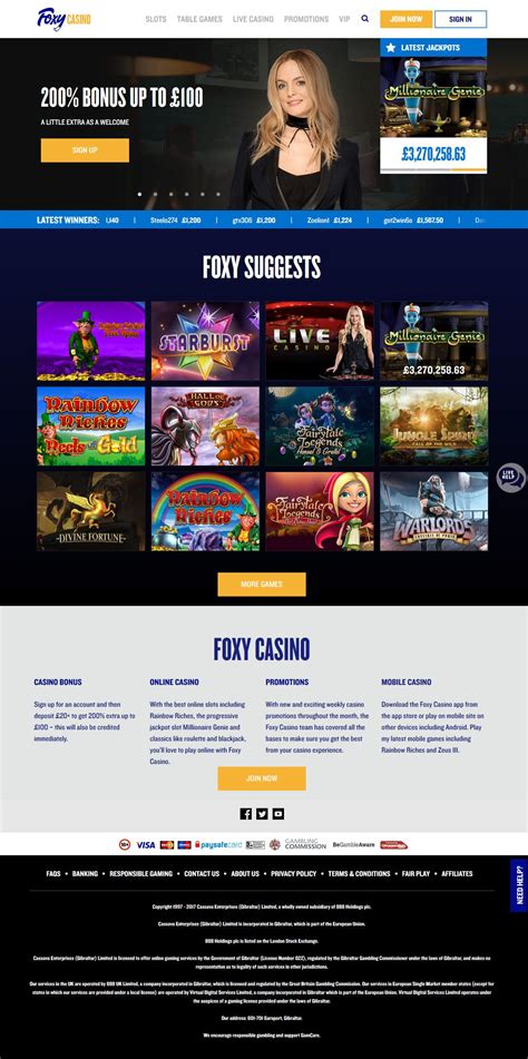 Foxy games casino review